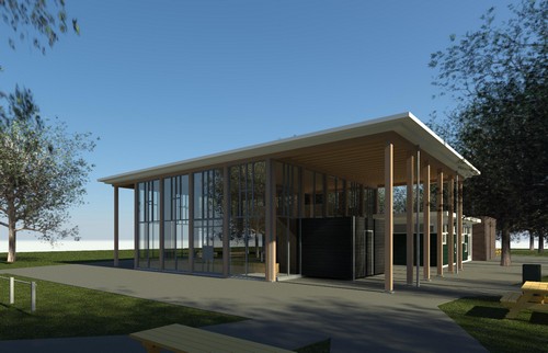 Nieuwbouw paviljoen NDE kinderboerderij