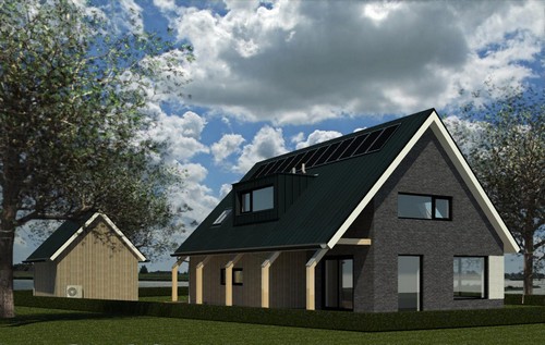 Nieuwbouw woonhuis Poelsnip te Bedum