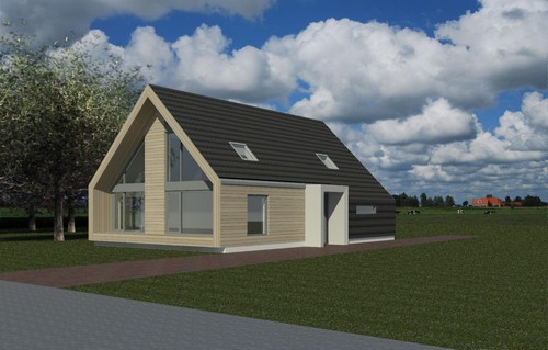 Nieuwbouw woonhuis Kanaalweg te Overschild